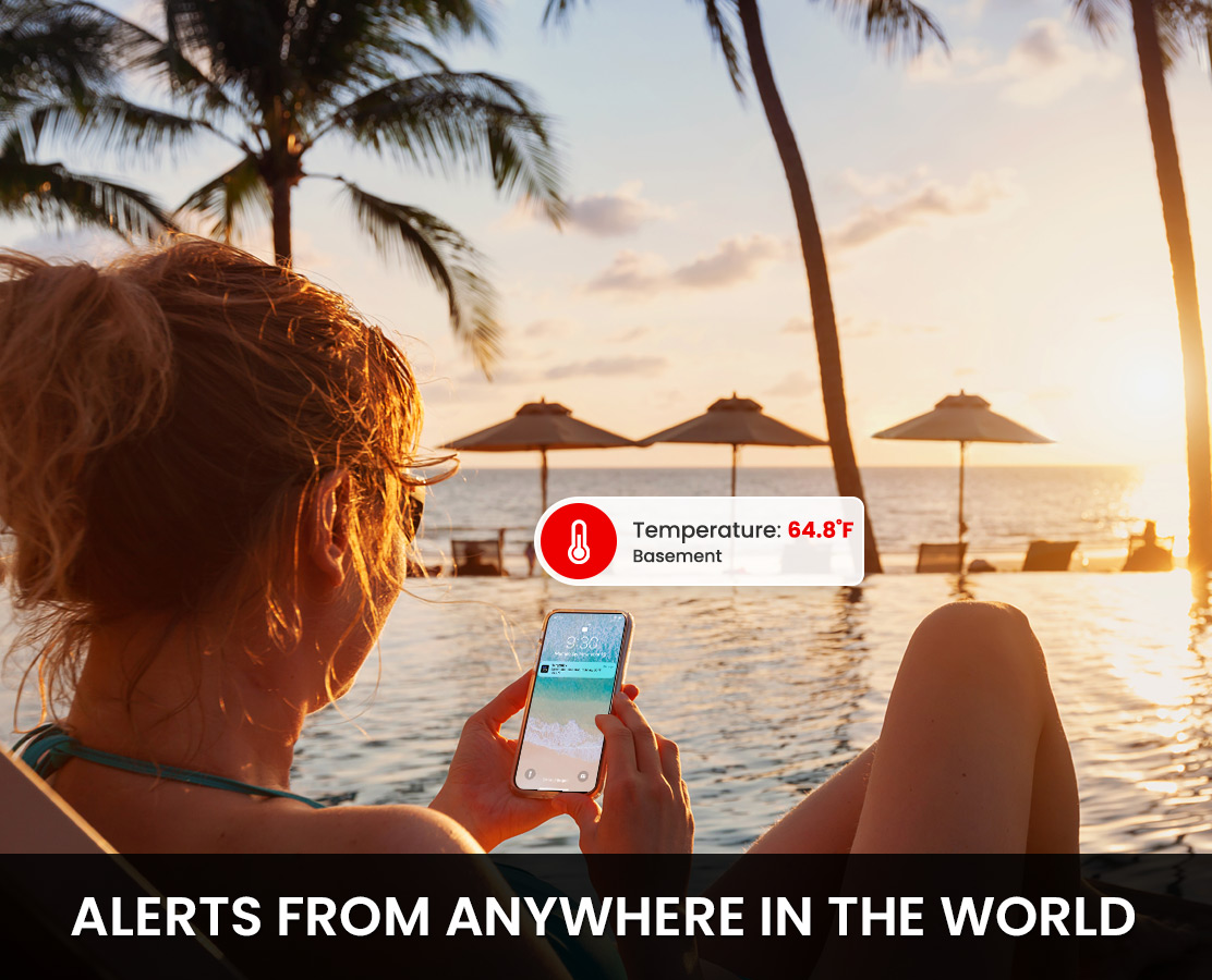 Get alerts from anywhere in the world
