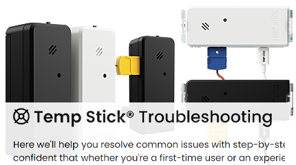 Temp Stick Sensor 3-Step Instructions