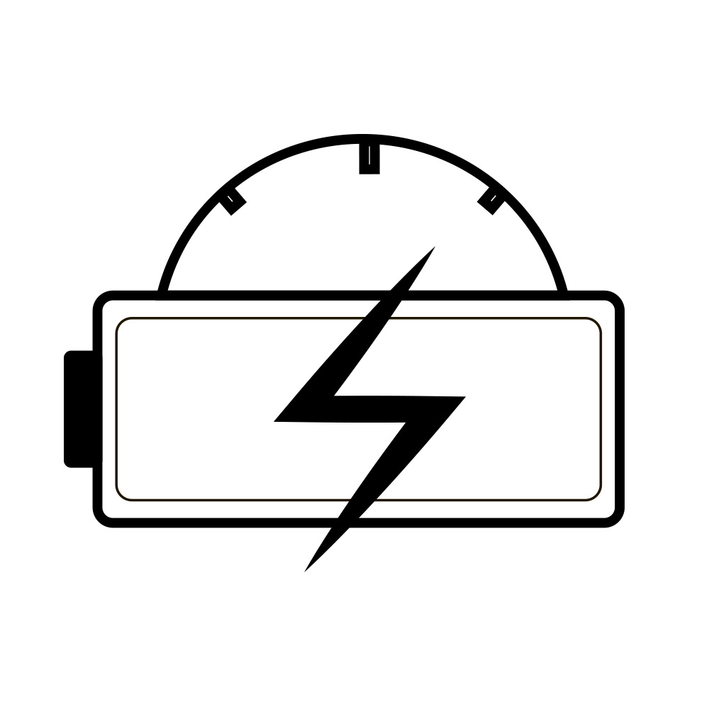 Longer battery life with 2xAA batteries