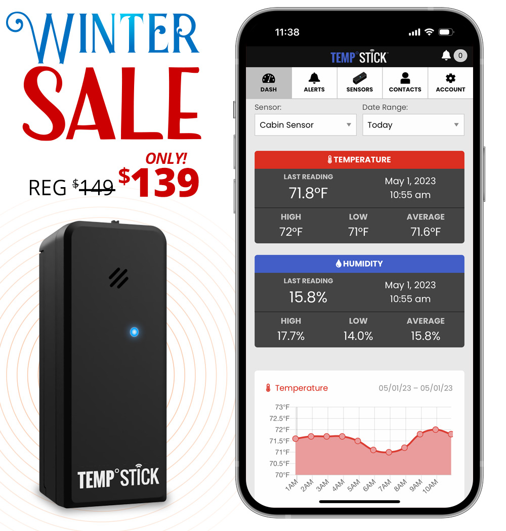 Best Temperature Monitor for RVs and Motorhomes - Temp Stick