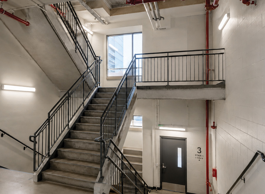 Stairwells with exterior access