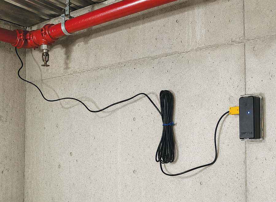 Your Temp Stick easily mounts to any wall surface