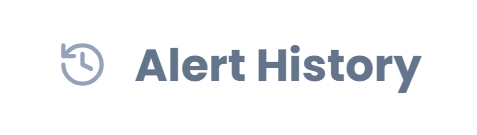 Alert History