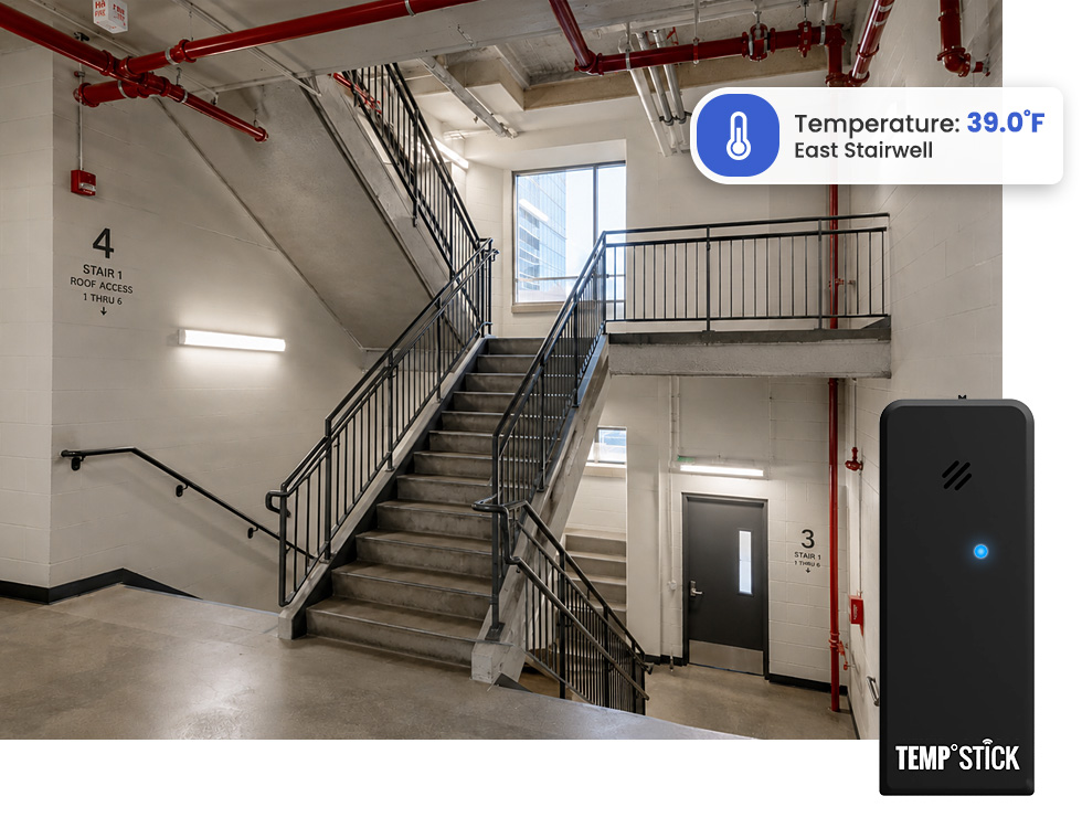 Reliable wireless temperature monitoring for floral coolers