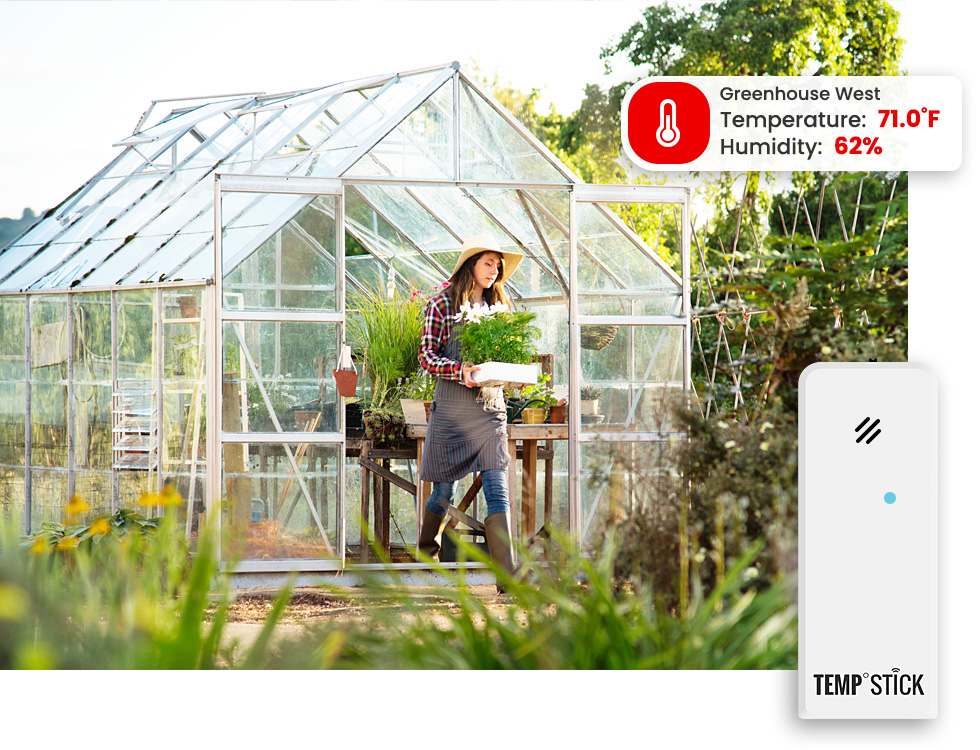 Monitor greenhouse conditions 24/7 with Temp Stick