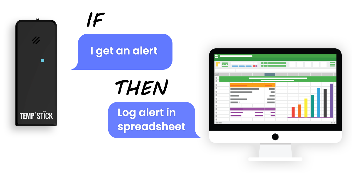 Temp Stick can control other devices with IFTTT