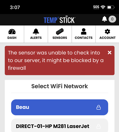 Temp Stick - WiFi Temperature & Humidity Sensor 