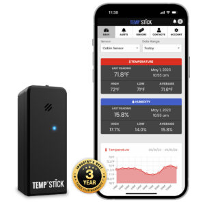 Temp Stick - WiFi Temperature and Humidity Sensor - Black